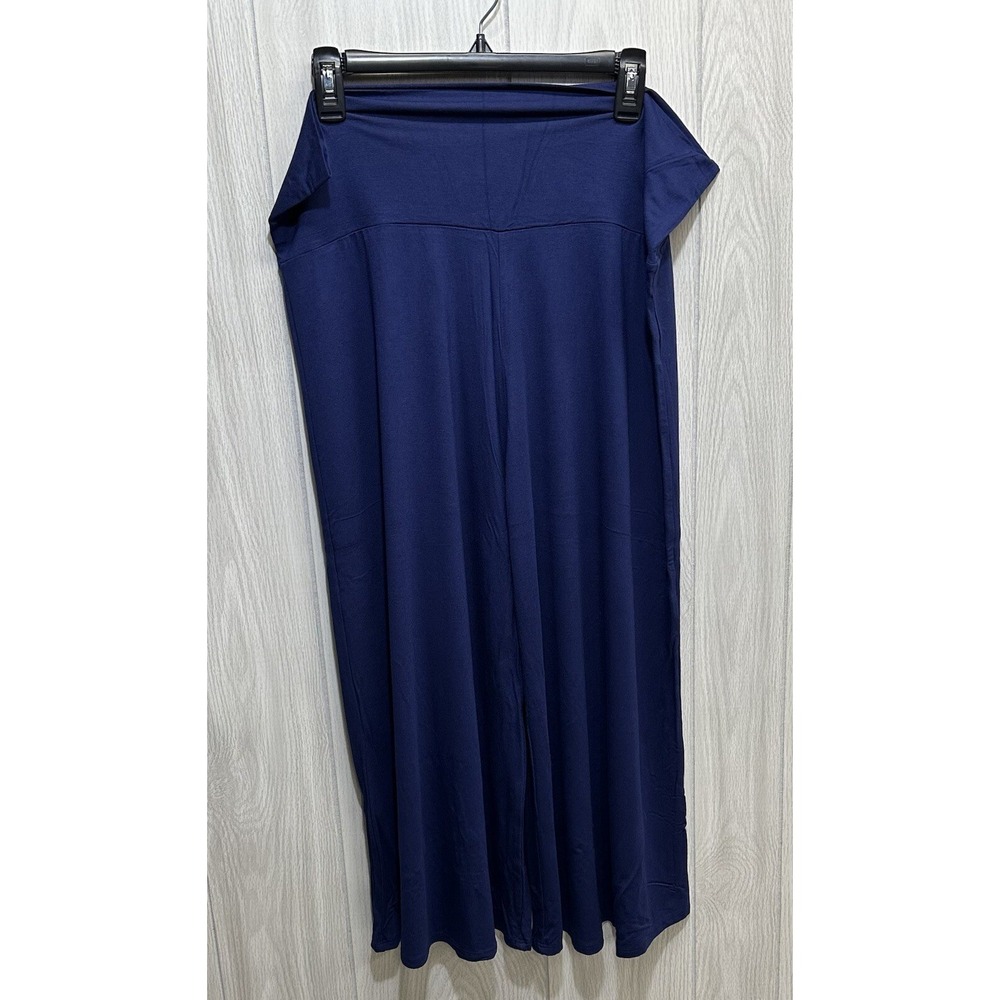 MADE BY JOHNY Women's (Size XXXXL) Pull On Pants Wide‎ Leg Rayon Spandex